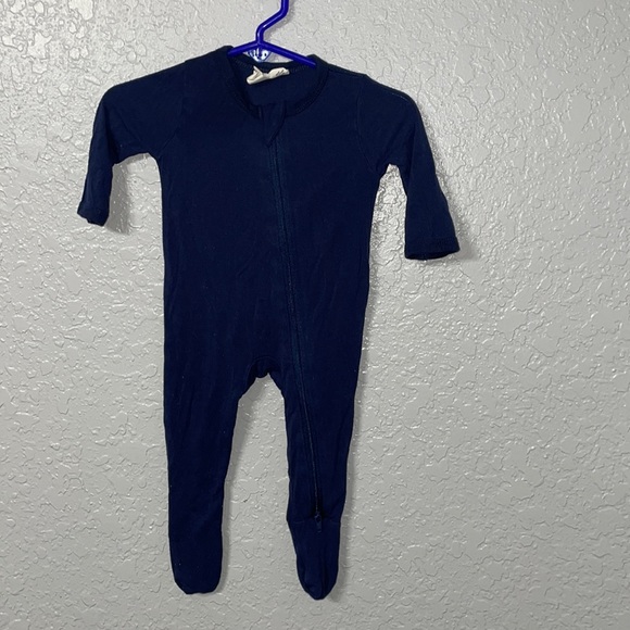 Kyte BABY One Pieces 3 Month Navy Blue Kyte Baby Footy Sleeper
